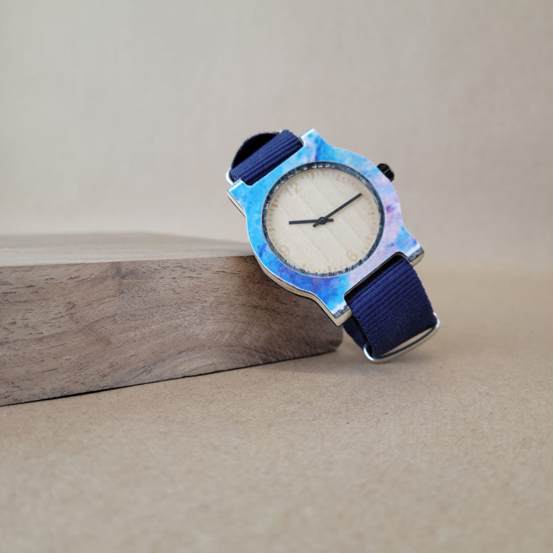 Recycled Wooden Snowboard Watch