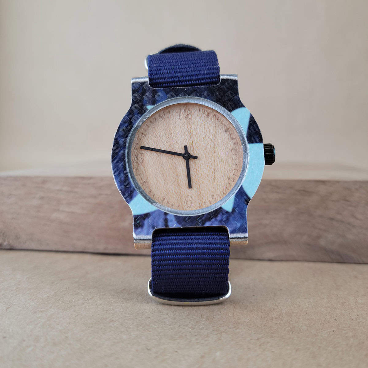 Recycled Wooden Snowboard Watch