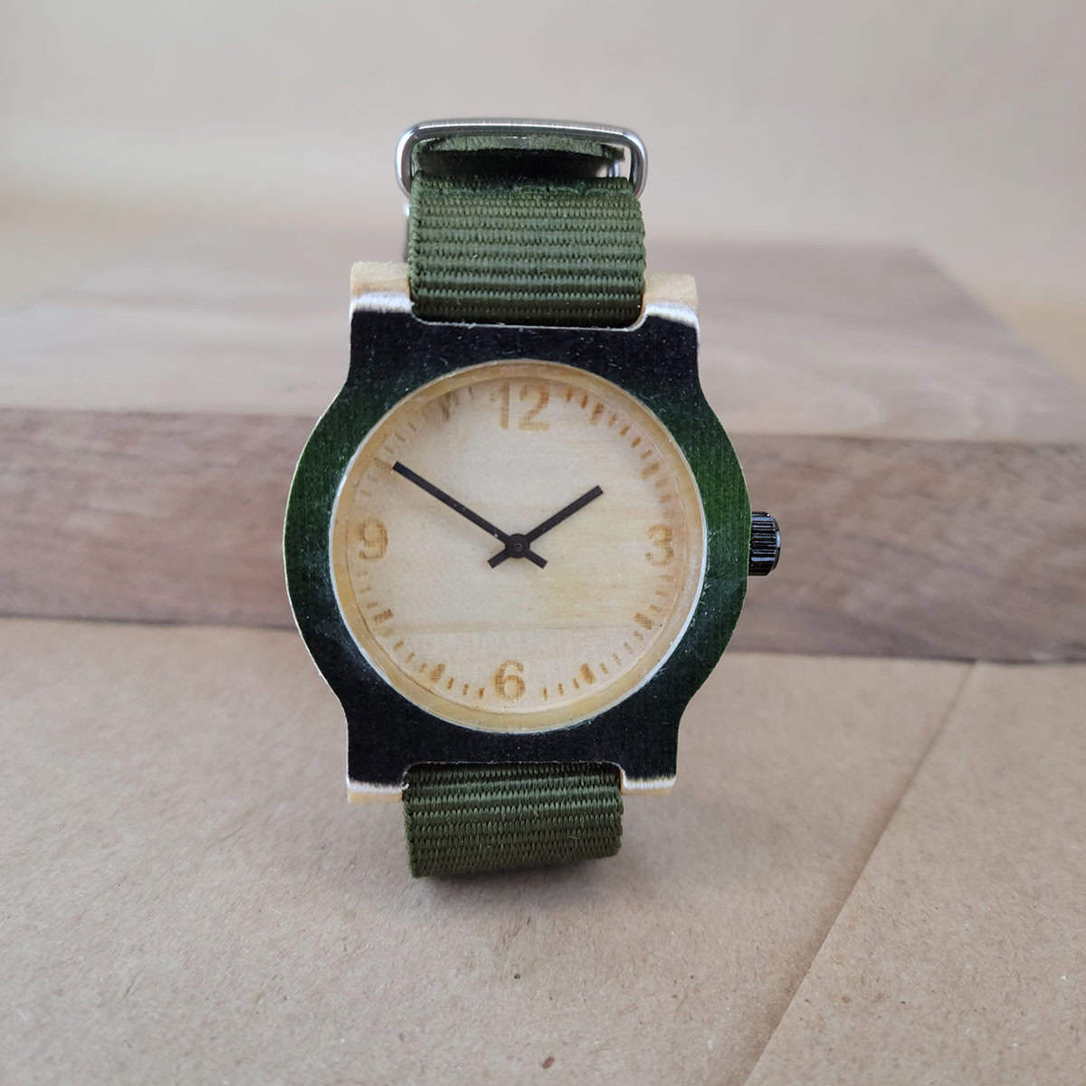 Recycled Wooden Snowboard Watch