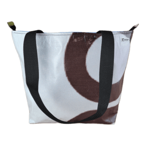 Zippered Tote Bag - Made from Recycled Billboards