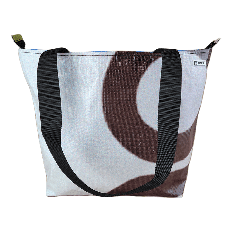 Zippered Tote Bag – Made from Recycled Billboards