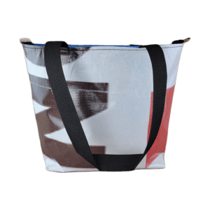 Zippered Tote Bag - Made from Recycled Billboards