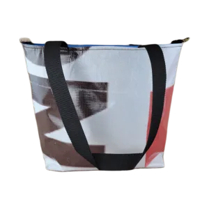 Zippered Tote Bag - Made from Recycled Billboards