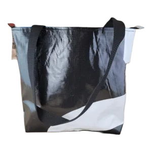 Zippered Tote Bag - Made from Recycled Billboards