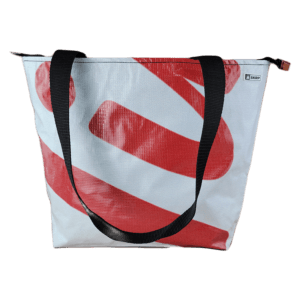 Zippered Tote Bag - Made from Recycled Billboards