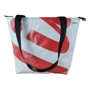 Zippered Tote Bag - Made from Recycled Billboards