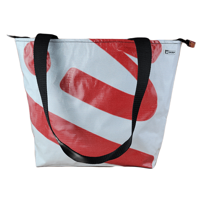 Zippered Tote Bag – Made from Recycled Billboards