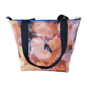 Zippered Tote Bag - Made from Recycled Billboards