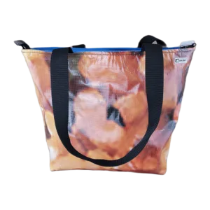 Zippered Tote Bag - Made from Recycled Billboards