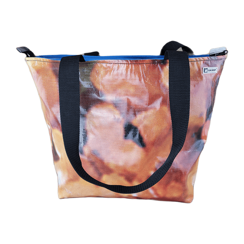 Zippered Tote Bag – Made from Recycled Billboards