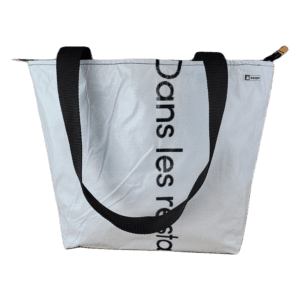 Zippered Tote Bag - Made from Recycled Billboards