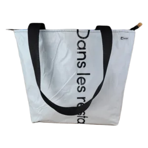 Zippered Tote Bag - Made from Recycled Billboards
