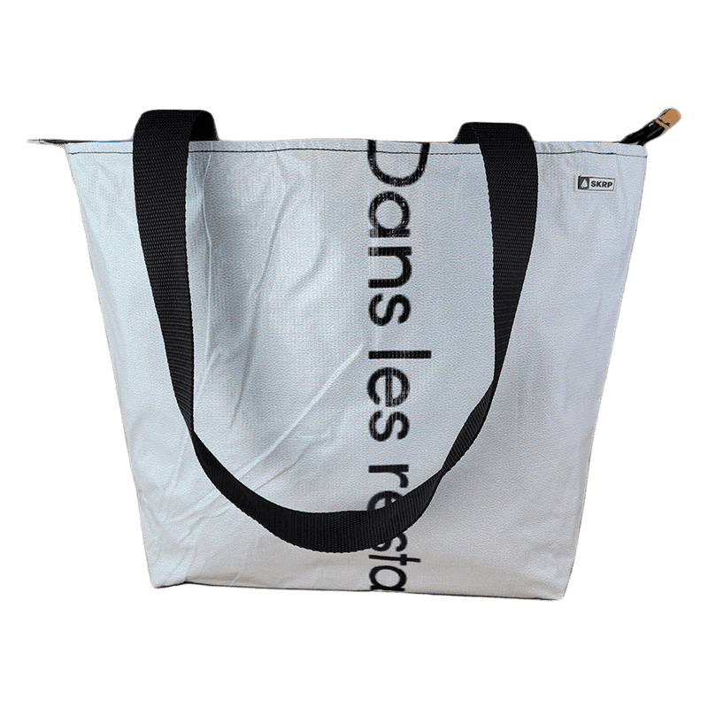 Zippered Tote Bag - Made from Recycled Billboards