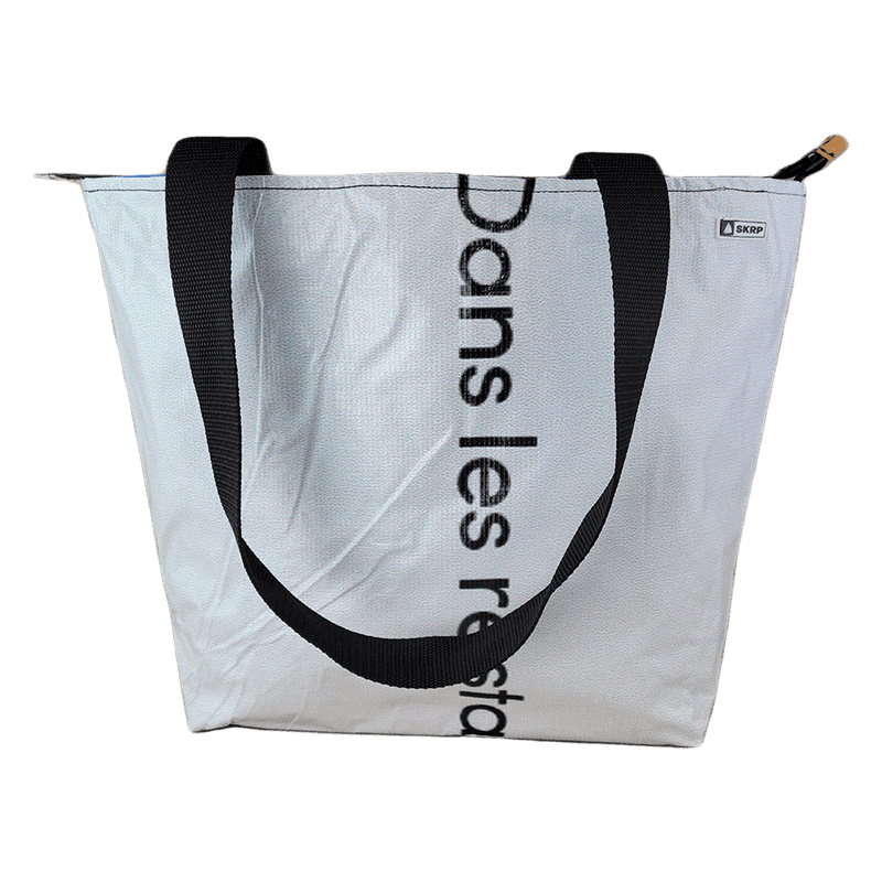 Zippered Tote Bag – Made from Recycled Billboards