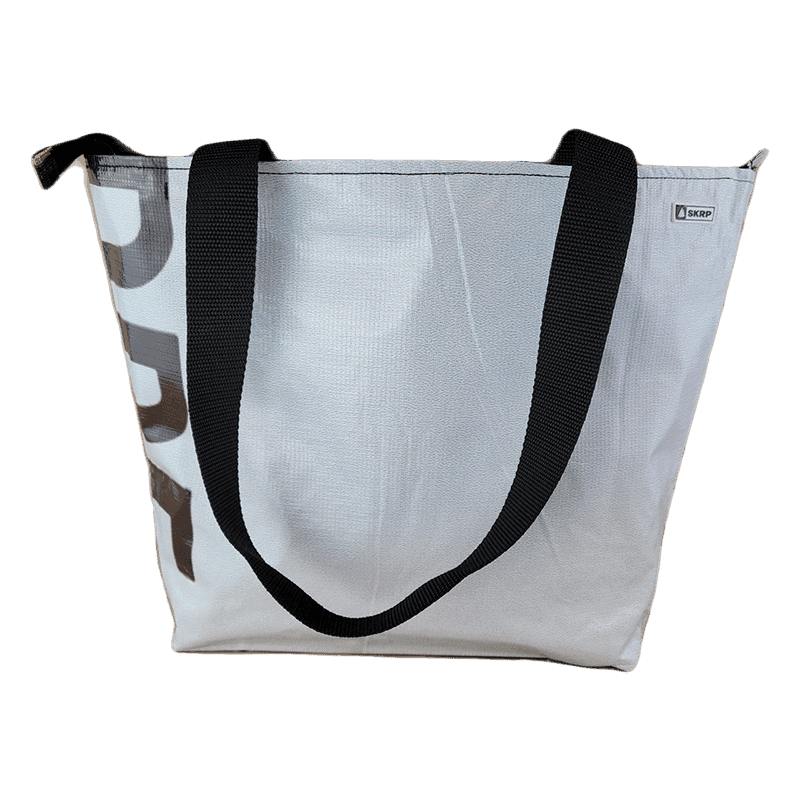 Zippered Tote Bag – Made from Recycled Billboards