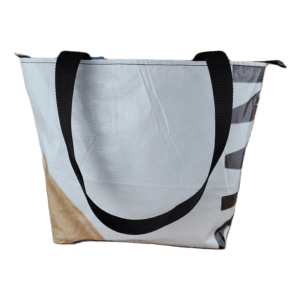 Zippered Tote Bag - Made from Recycled Billboards