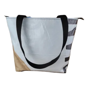 Zippered Tote Bag - Made from Recycled Billboards