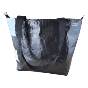 Zippered Tote Bag - Made from Recycled Billboards