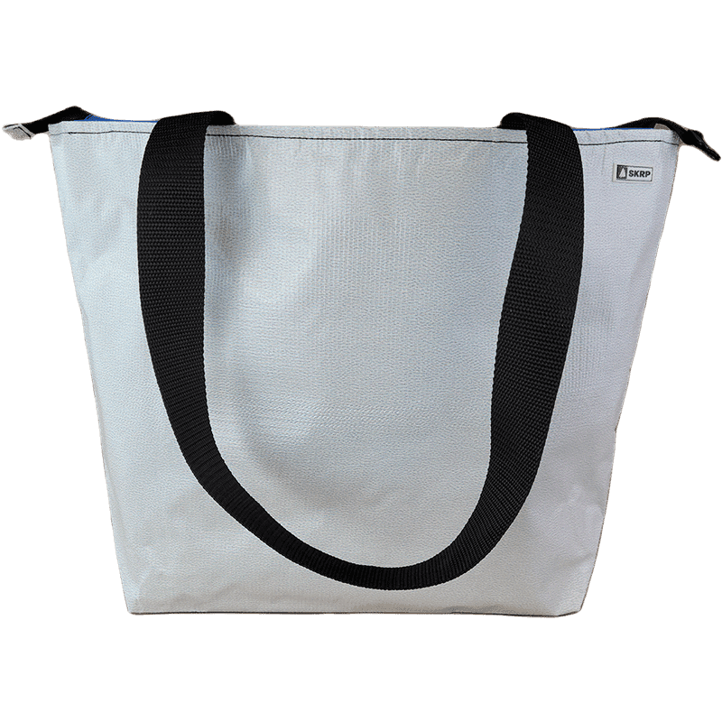 Zippered Tote Bag – Made from Recycled Billboards