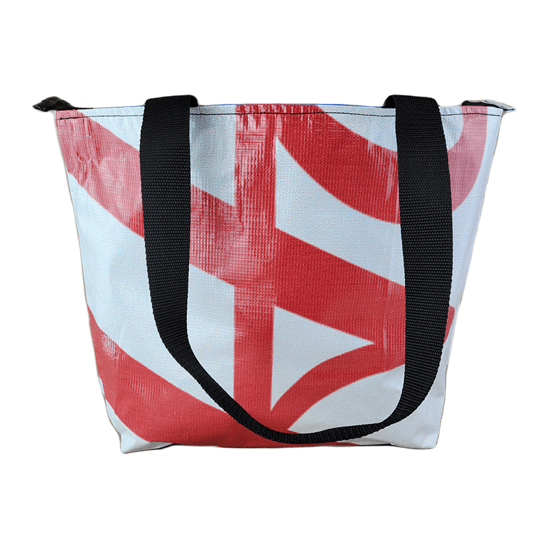 Zippered Tote Bag – Made from Recycled Billboards