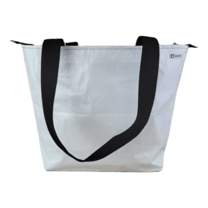 Zippered Tote Bag - Made from Recycled Billboards