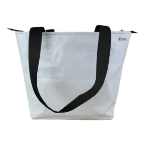 Zippered Tote Bag - Made from Recycled Billboards