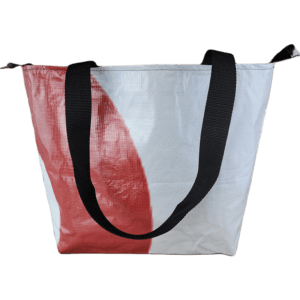 Zippered Tote Bag - Made from Recycled Billboards