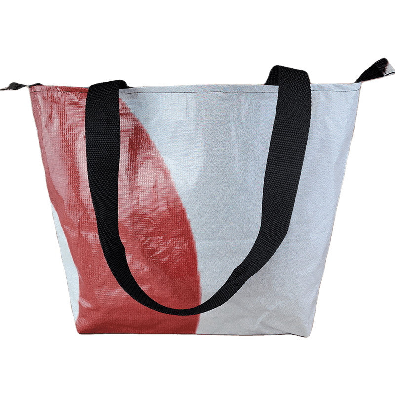 Zippered Tote Bag – Made from Recycled Billboards