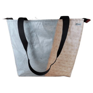 Zippered Tote Bag - Made from Recycled Billboards