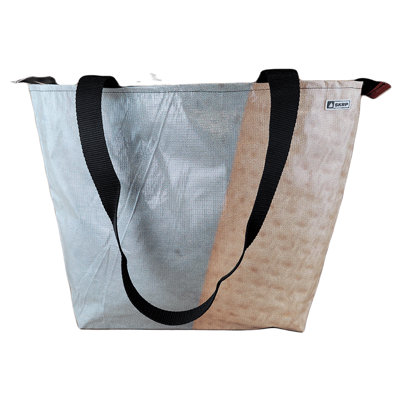 Zippered Tote Bag - Made from Recycled Billboards