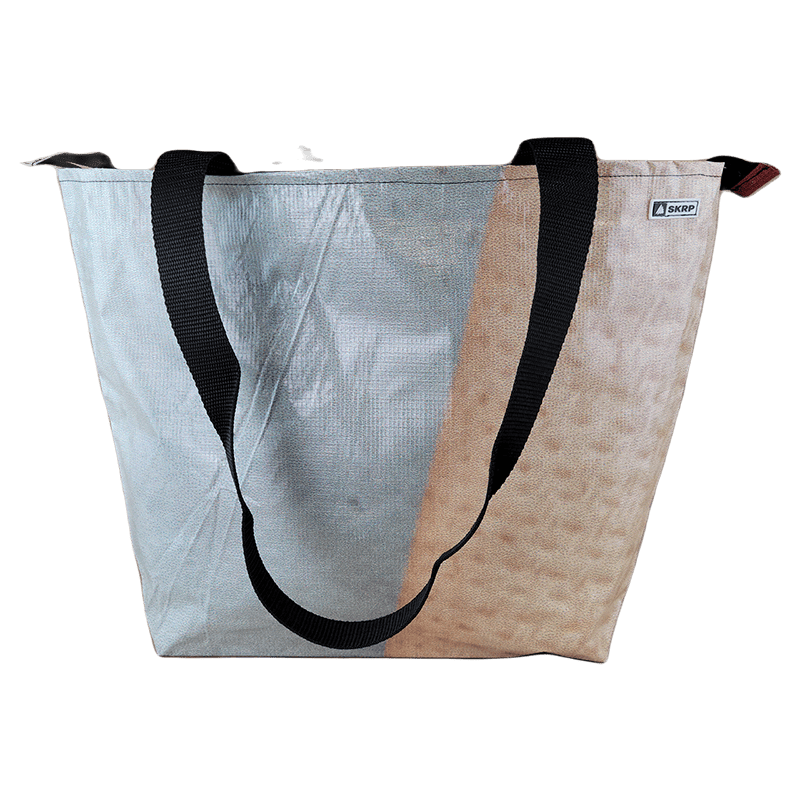 Zippered Tote Bag – Made from Recycled Billboards