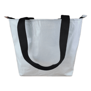 Zippered Tote Bag - Made from Recycled Billboards