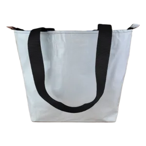 Zippered Tote Bag - Made from Recycled Billboards