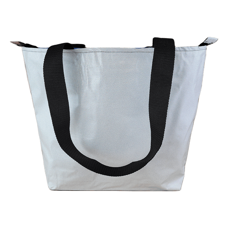 Zippered Tote Bag – Made from Recycled Billboards