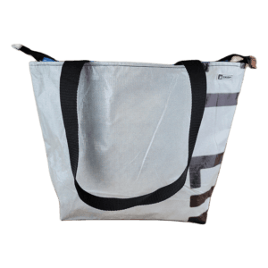 Zippered Tote Bag - Made from Recycled Billboards