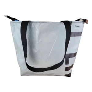 Zippered Tote Bag - Made from Recycled Billboards
