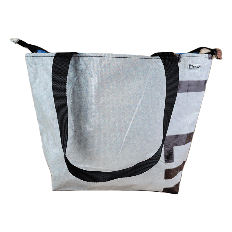 Zippered Tote Bag – Made from Recycled Billboards