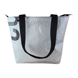 Zippered Tote Bag - Made from Recycled Billboards