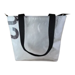 Zippered Tote Bag - Made from Recycled Billboards