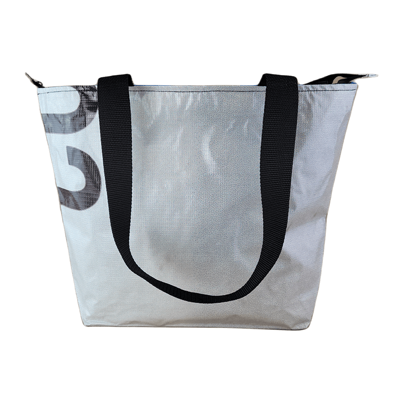 Zippered Tote Bag – Made from Recycled Billboards