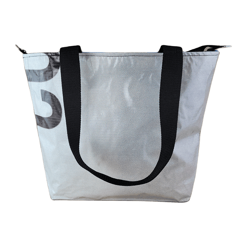 Zippered Tote Bag - Made from Recycled Billboards