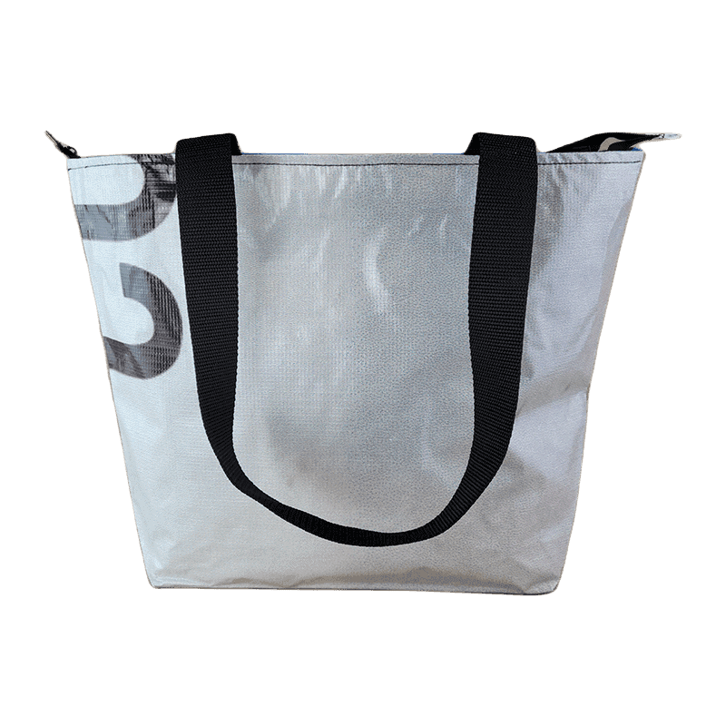 Zippered Tote Bag – Made from Recycled Billboards