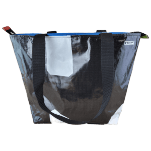 Zippered Tote Bag - Made from Recycled Billboards