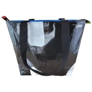 Zippered Tote Bag - Made from Recycled Billboards
