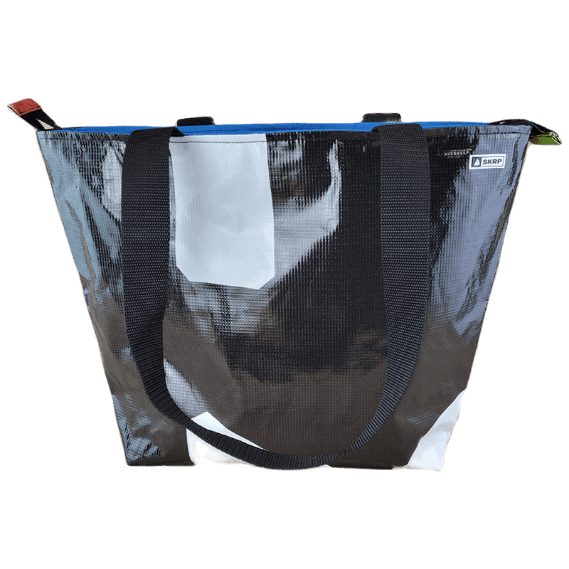 Zippered Tote Bag – Made from Recycled Billboards