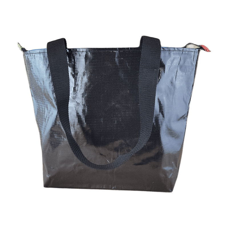 Zippered Tote Bag - Made from Recycled Billboards