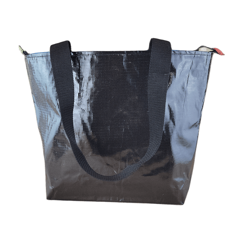 Zippered Tote Bag – Made from Recycled Billboards