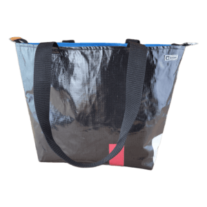 Zippered Tote Bag - Made from Recycled Billboards