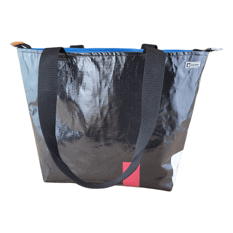 Zippered Tote Bag – Made from Recycled Billboards