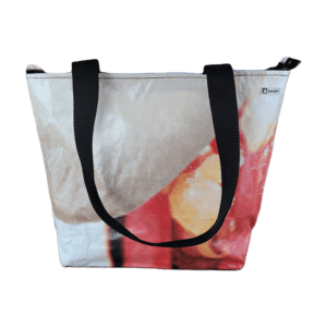 Zippered Tote Bag - Made from Recycled Billboards